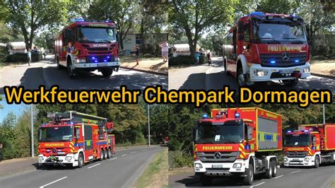 Werkfeuerwehr Chempark Und Feuerwehr Dormagen Showfahrten Der