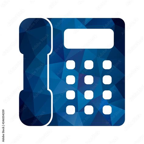 Vector Telephone Icon Stock Vector | Adobe Stock