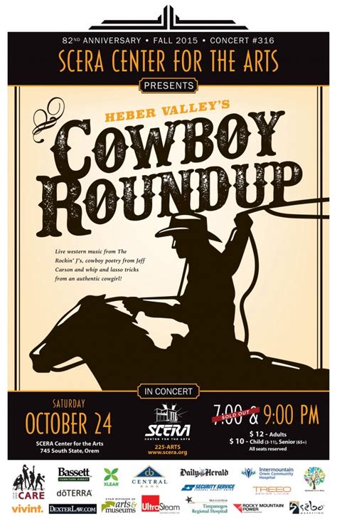 Cowboy Roundup11x17 Postersmall Scera