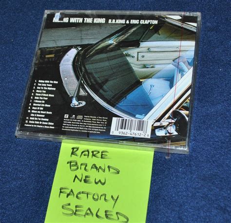 Eric Clapton And B B King~brand New Factory Sealed Cd~riding With The King 93624761228 Ebay