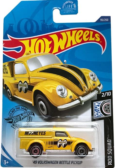 2020 Hot Wheels Mainline 095 49 Volkswagen Beetle Pickup Yellow