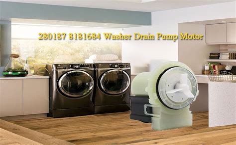 Amazon 280187 8181684 Washer Drain Pump Motor Compatible With