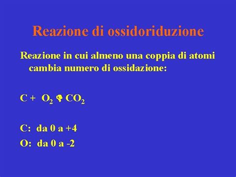 Reazioni Di Ossidoriduzione E Elettrochimica Reazione Di Ossidoriduzione