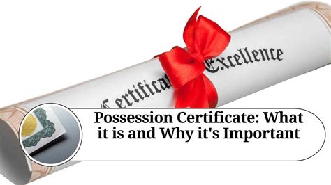 Possession Certificate What It Is And Why Its Important Marg Erp Blog