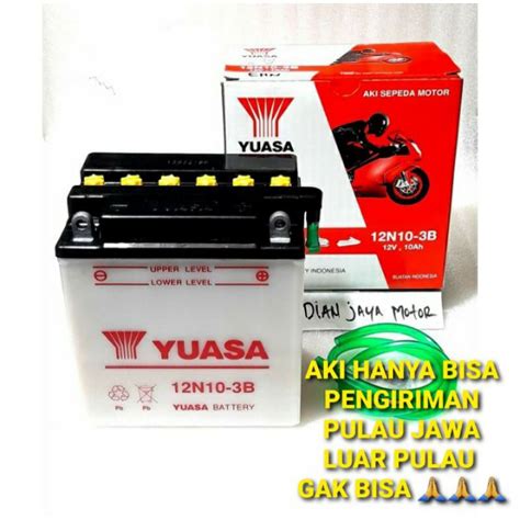 Jual Aki Basah Yuasa N B Aki Binter Mercy Vespa Px Motor Roda Tiga