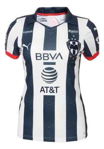 Jersey Original Puma Dama De Rayados De Monterrey Local Env O Gratis