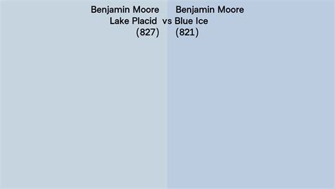 Benjamin Moore Lake Placid Vs Blue Ice Side By Side Comparison