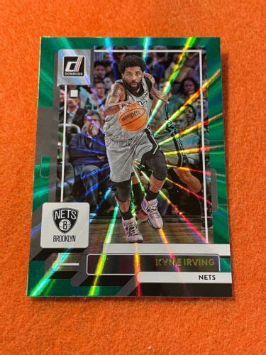 Panini Donruss Kyrie Irving Holo Green Laser Nets Ebay