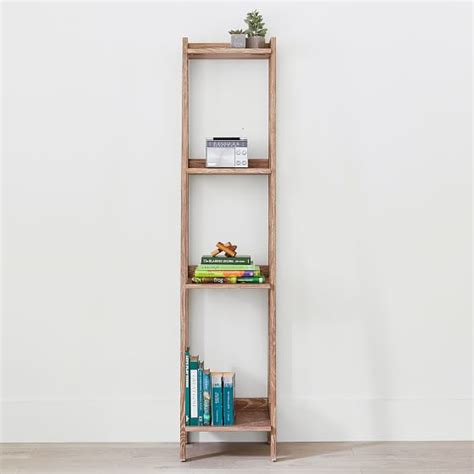 Narrow Metal Bookcase House Elements Design