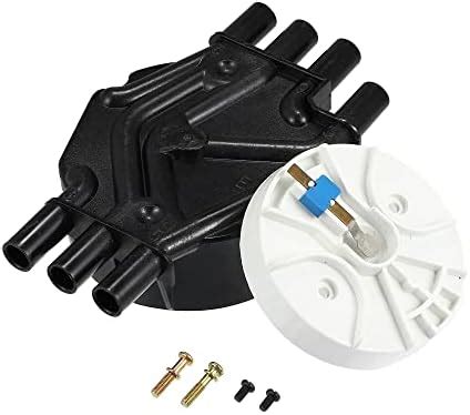 X AUTOHAUX 10452458 10452457 Car Ignition Distributor Cap And Rotor Kit