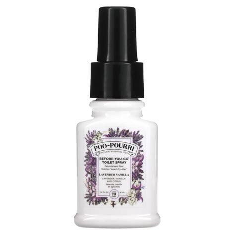 Poo Pourri Before You Go Toilet Spray Lavender Vanilla 1 4 Fl Oz 41