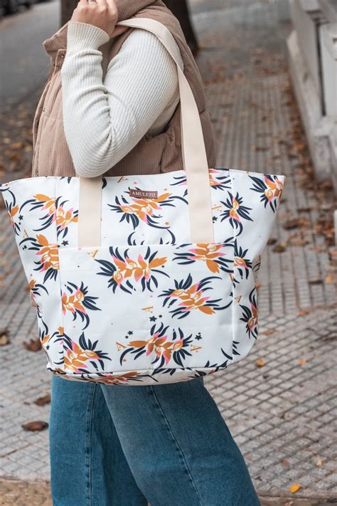 Tote Bag L Vibre Nude Amuleto