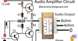 How To Make Amplifier Circuit Diagram Electronics Help Care