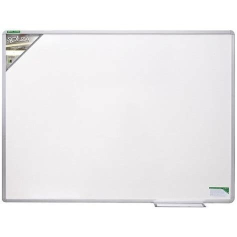 Quadro Branco Standard 300x120 Cm Com Moldura De Alumínio Luxo Souza