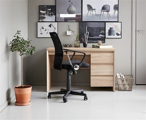 Office Chair Dalmose Black Mesh Jysk