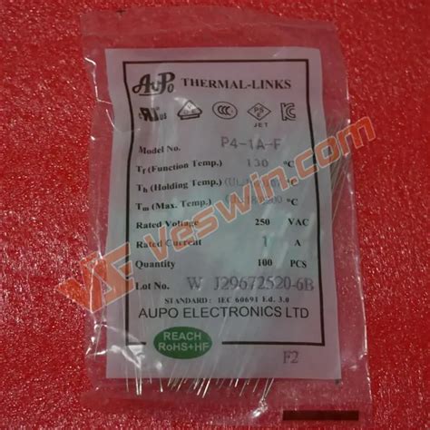 P4-1A-F AUPO Fuses - Veswin Electronics