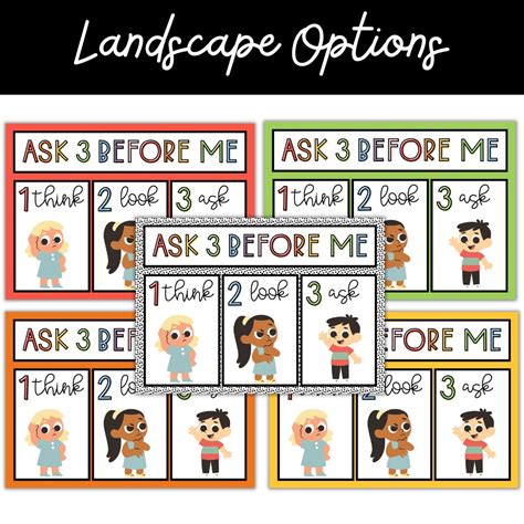 3 Before Me Posters Classroom Posters Classroom Decor Etsy