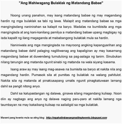 Maikling Kwentong Kwentong Pambata Tagalog Na May Aral Maikling | Porn ...