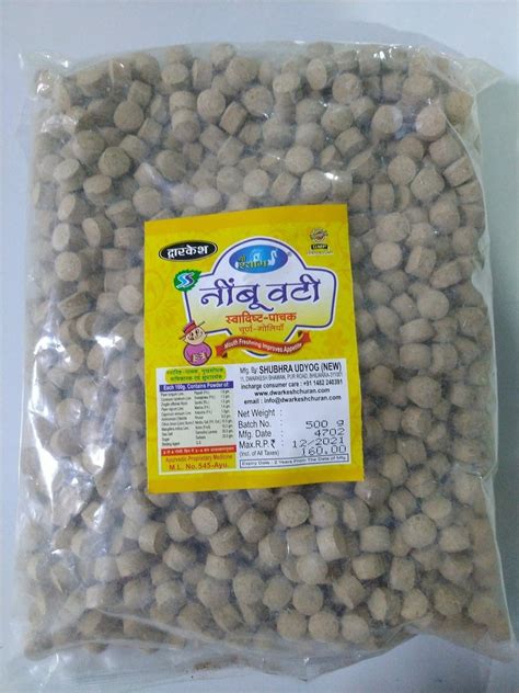 Digestive Hing Peda Churan Pachak Goli Packaging Type Packet Gm