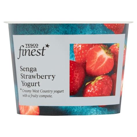 Tesco Finest Strawberry Yoghurt 150g Tesco Groceries