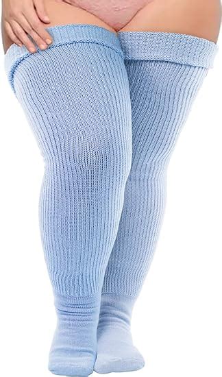 Neoviancia Plus Size Thigh High Socks For Thick Thighs Women Thigh