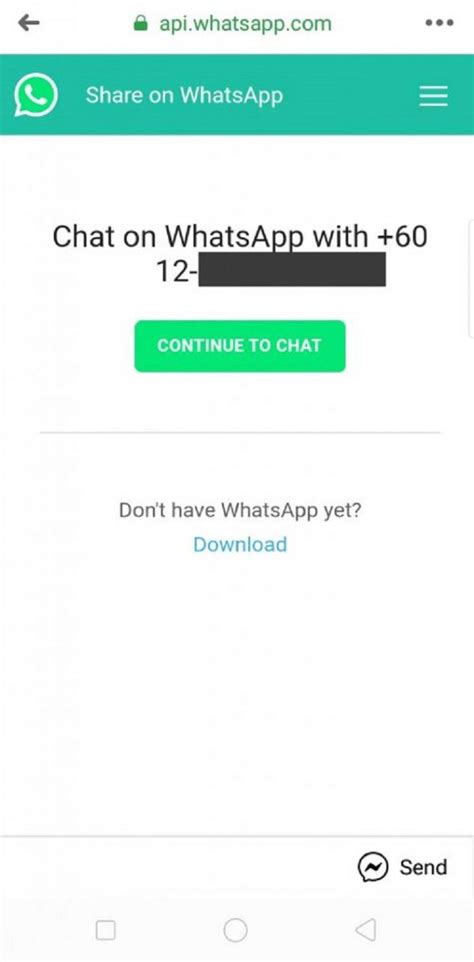 Cara Buat Link Whatsapp ‘direct Message Baru La Senang Nak Berniaga