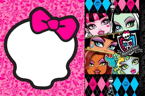 Monster High Imprimibles E Invitaciones Para Imprimir Gratis Ideas