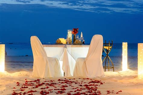 2024 Cena Romántica En La Playa De Cancún Ofrecido Por Jill Murillo