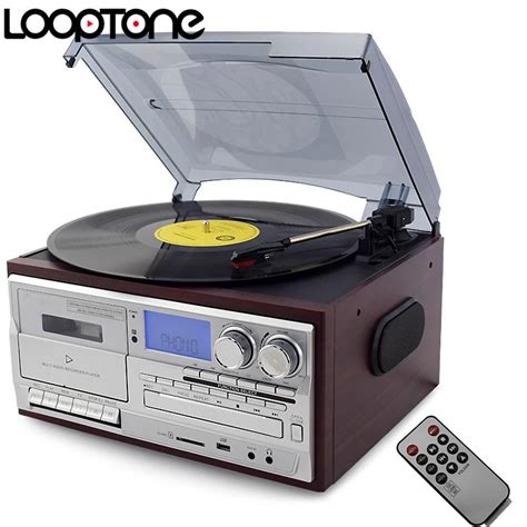 Looptone H Z Bluetooth Uyumlu Pikap Vinil Lp Plak Alar Vintage