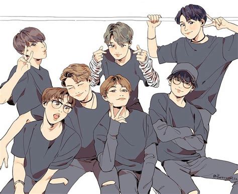 Bts Fan Art Kpop Fan Art Bts Fans K Pop Bts Animated Hd Wallpaper