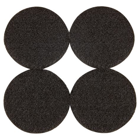 Feltac Self Adhesive Felt Pads Eco Round Black 1 7 8 4 Pk 93502 Réno Dépôt