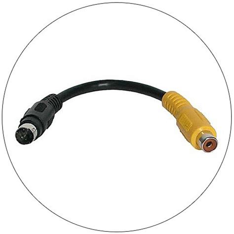 ATI 8-PIN S-Video to RCA Composite TV OUT Adapter