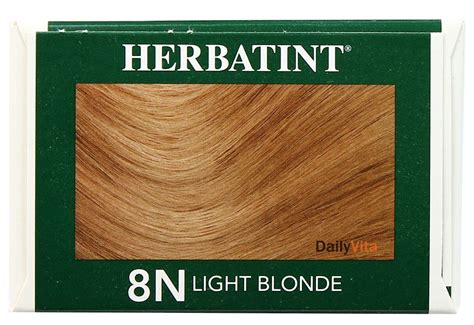 Herbatint Permanent Herbal Hair Color Gel N Light Blonde Ounce