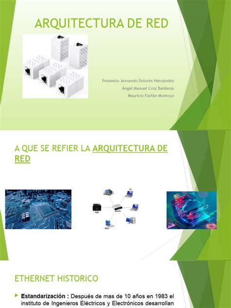 Arquitectura De Red Pdf Ethernet Ingenieria Eléctrica