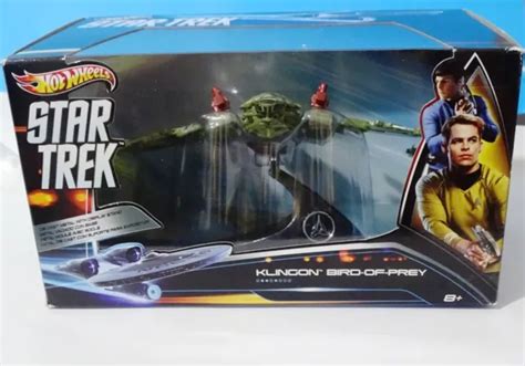 HOT WHEELS COLLECTOR series Star Trek Klingon Bird of Prey Die cast EUR ...