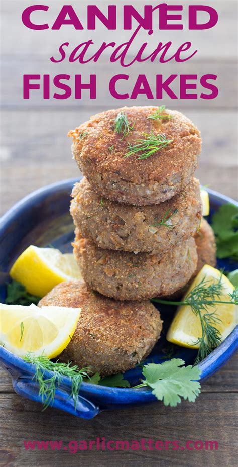 Sardine Fish Cakes | Garlic Matters