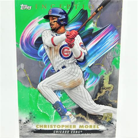 Buy The Christopher Morel Topps Inception Green Rookie Chicago