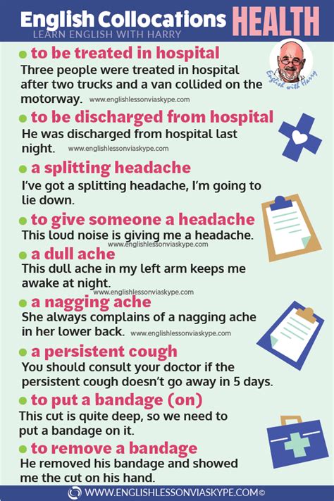 25 English Collocations Related To Health Learn English With Harry