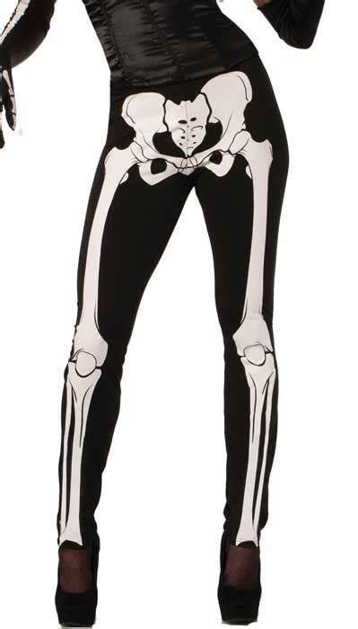 Skeleton Print Halloween Leggings Skeleton Print Costume Leggings