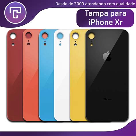 Tampa Traseira IPhone XR Furo Maior Terma Cell