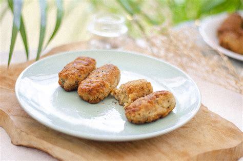 Croquetas veganas de seitán con champiñones Mis Recetas Veganas