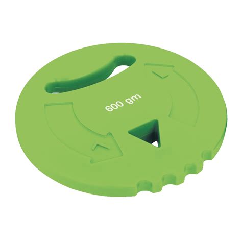 Paap08113 Vinex Soft Pvc Multi Throw Discus Green 600g Davies