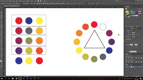 Belajar Adobe Illustrator Untuk Pemula Menggunakan Color Wheel Youtube