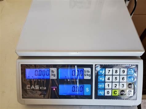 Cas Erjr Price Computing Scale 30 Lb By 0 005 Lb Ntep Legal For Trade