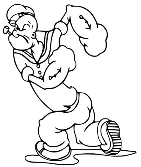 Desenhos Do Popeye Para Colorir Bora Colorir