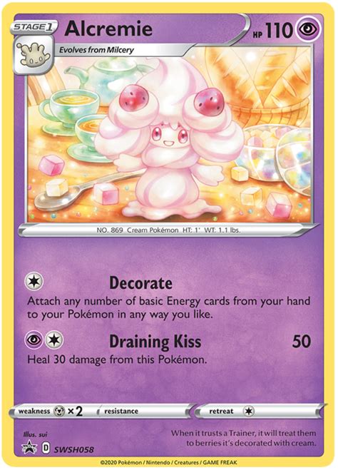 Alcremie Sword And Shield Promos 58 Pokemon Card