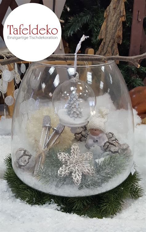 DIY Deko Idee Winter Im Glas Deko Dekoration Diy Deko Ideen