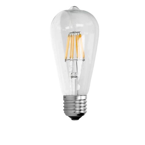 Ecd Germany Uppsättning Av Sex Led Lampa Glödtråd E27 Edison 8w 64 Mm 816 Elgiganten