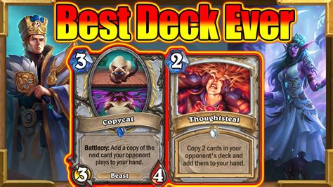 The Best Deck And Best Class In The World Galakrond Thief Priest Is No Another Level