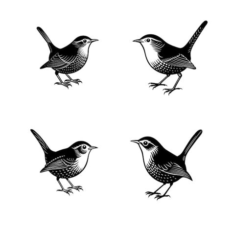 Un Dessin En Noir Et Blanc De Deux Oiseaux Avec Les Mots Oiseaux Dessus